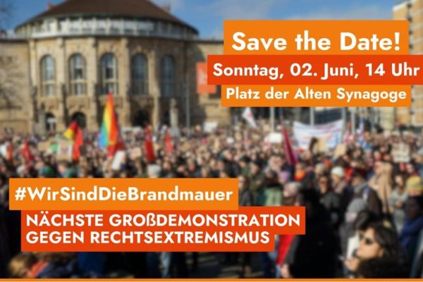Sonntag, 2. Juni 2024 | Großdemonstration gegen Rechtsextremismus in Freiburg